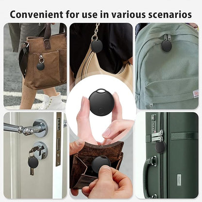 RSH Air Tracker Tag 4 Pack Luggage Tracker Smart Tag Works with Apple Find My, Bluetooth Key Finder Locator for Bags,Wallet Tracker,Item Finder Tag Locate or Tracking for Keys(iOS only)