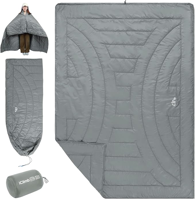 iClimb 3M Thinsulate Insulation Warm Camping Blanket Ultralight Compact