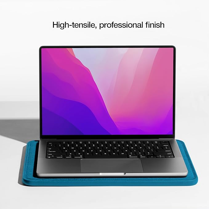 Incase ICON Sleeve with Woolenex - MacBook Air 13 inch M1, 2020, 2019, 2018 & MacBook Pro 13 inch 2019, 2018, 2017, 2016 Case - Fitted MacBook Case, Laptop Sleeve, Hard Cover, Durable (Boutique Blue)