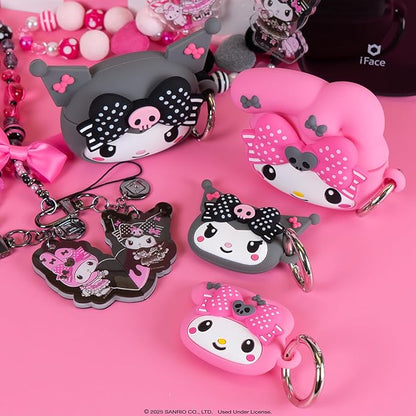 iFace Sanrio My Melody 50th and Kuromi 20th Anniversary Case Compatible with AirTag [Special Limited Edition] - Kuromi 20th Anniversary