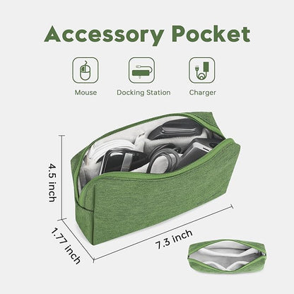 Omnpak Surface Pro 11 Case,13 inch Laptop Sleeve for Surface Pro 12/11/10/9/8/X/7/6/5/4/3 with Side Handle Strap and Accessory Pocket,Recycled PET Laptop Carrying Bag