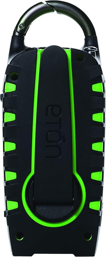 Eton - Scorpion II Rugged Multipowered Portable Emergency Weather Radio & Flashlight Green, Hand Crank, LED Flashlight, Smartphone Charger, Solar Power, 800 MAH Battery, Commitment to Preparedness