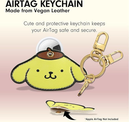Sonix x Sanrio Character Keychain Case Compatible with Apple AirTag | Protective AirTag Cover Keychain | Pompompurin