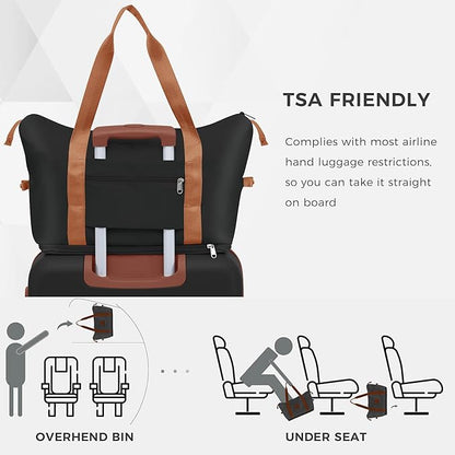 Hardshell Luggage Sets Suitcase with TSA Lock Luggage with Travel Bag