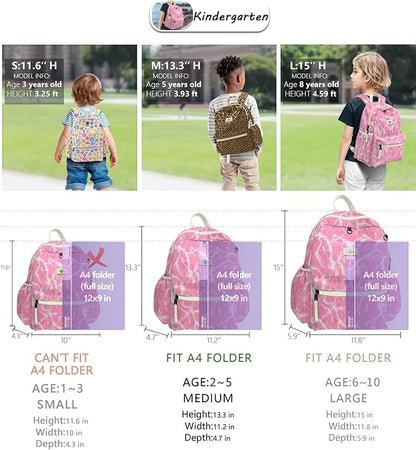 Toddler Backpack for Girls 2-5: Preschool Backpack for Boys Girls - Cute Kids Backpack for Boys