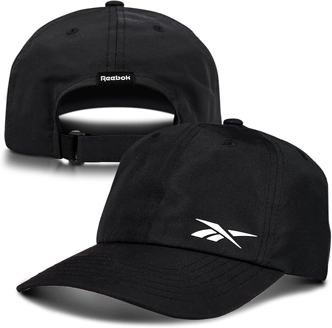 Reebok Lightweight Adjustable Performance Running Cap for Men and Women (One Size Fits Most)