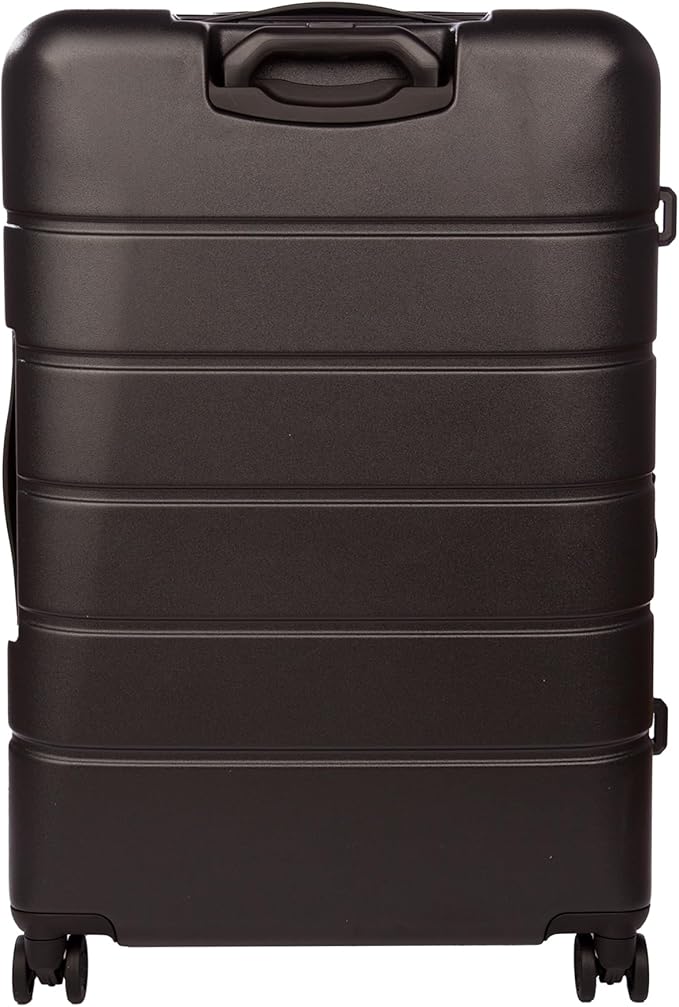 Eddie Bauer Glacier Hardside Spinner Durable PC/ABS Construction Suitcase Luggage, 30", Carbon