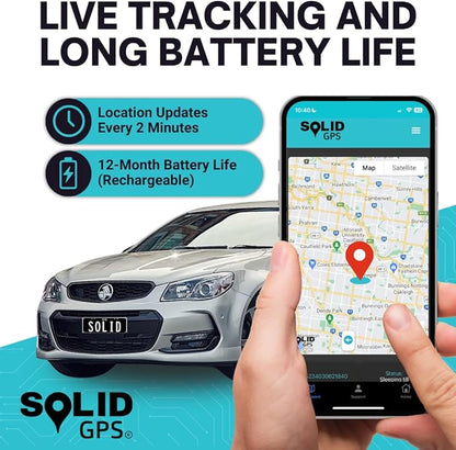 Tracker – Real-Time 4G Vehicle Tracker with App Alerts, Geofencing & Long Battery Options – No Wiring, Australian Support (3-Month Battery Life)