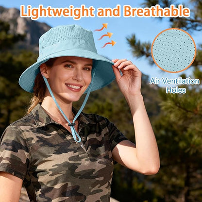Sun Bucket Hat for Men Women Fishing Beach Safari Hats for Golf Hiking Hunting Outdoor UPF 50+