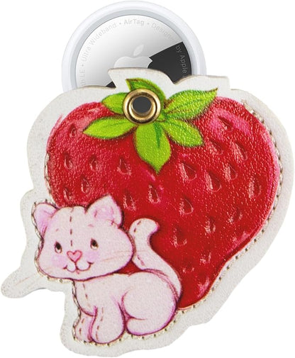 Sonix Keychain Case Compatible with Apple AirTag | Protective Cover Keychain for AirTag | Strawberry Shortcake Vintage