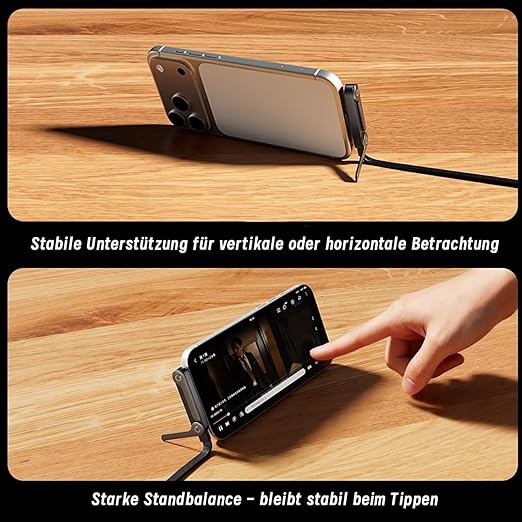 Charge Stand 2-in-1 Cable, 2-in-1 Invisible Holder Charger Cable – 240w Fast Charging Cord with Built-in Phone Stand, for Smartphones Tablets (TypeC-TypeC,1Pcs)
