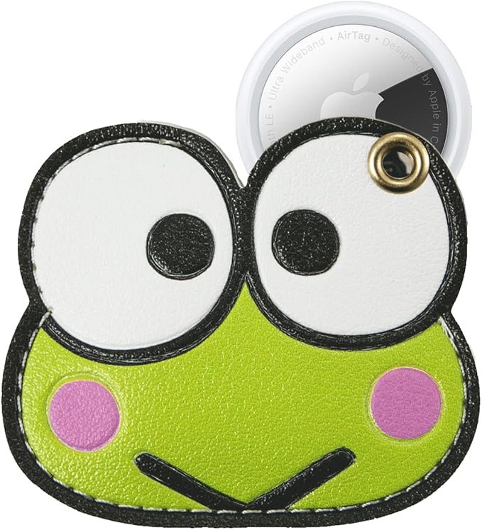Sonix x Sanrio Character Keychain Case Compatible with Apple AirTag | Protective Cover Keychain Case for AirTag | Keroppi