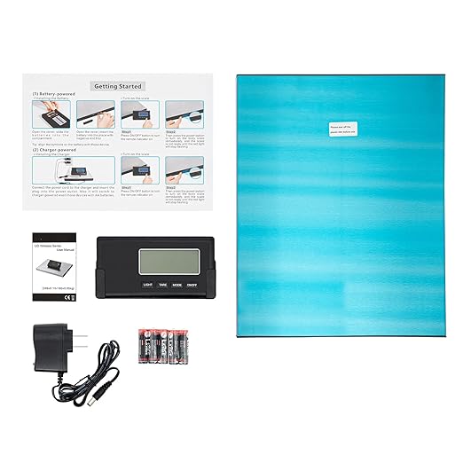 Digital Shipping Scale, 396 lbs Postal Scale 0.1 lbs High Accuracy, Digital Postal Shipping Scale with Remote Display, Lightweight Scale Cordless Separated Electronic Scale for Packages/Luggage/Home