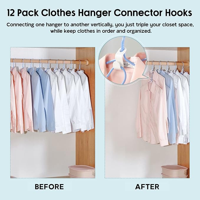Garment Bags for Hanging Clothes, SMINDER Clear Plastic Bags Full Zipper PEVA Breathable Lightweight Garment Covers for Closet Storage, Suitable for Shirts, Jackets, Gowns (Mixed Set/12 Pack)
