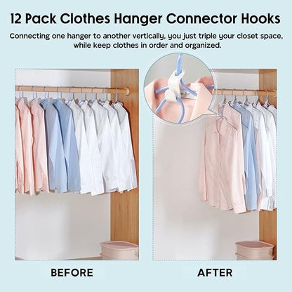 Garment Bags for Hanging Clothes, SMINDER Clear Plastic Bags Full Zipper PEVA Breathable Lightweight Garment Covers for Closet Storage, Suitable for Shirts, Jackets, Gowns (Mixed Set/12 Pack)