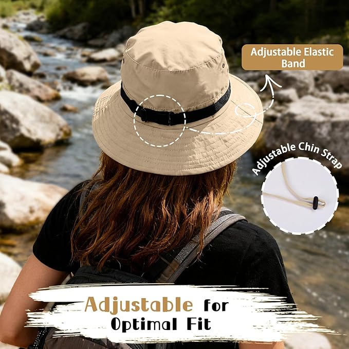 Sun Bucket Hat for Men Women Fishing Beach Safari Hats for Golf Hiking Hunting Outdoor UPF 50+