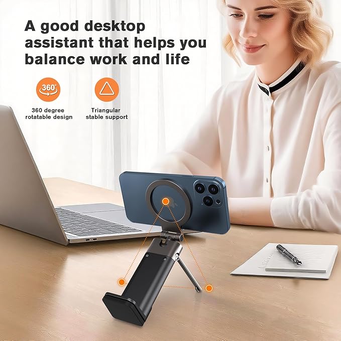 Airplane Phone Holder Mount,360° Adjustable Hands-Free Mount,Handsfree Airport Mount Long Flight Must Haves for Woman Man Fits iPhone 17 16 15 14 Pro Max Series