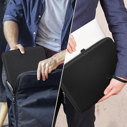 FINPAC Hard Laptop Sleeve Case for 15.3 inch MacBook Air M4 A3241 M3A 3114 M2 A2941 2025 2024, 16.2 inch MacBook Pro M4/M3/M2/M1 Pro/Max, Waterproof Case for Surface Laptop/Book, Black