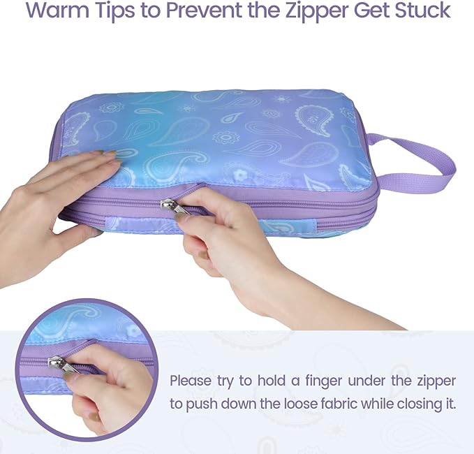 Cambond Compression Packing Cubes for Travel Women - Expandable Travel Bags Luggage Organizers Travel Essentials Compression Cubes for Travel Carry on Suitcases Organizer