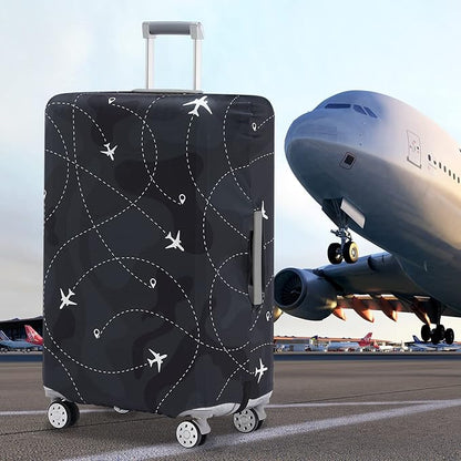 Travelkin Luggage Covers With Tag For Suitcases Tsa Approved,Suitcase Covers Protector Fit 18-32 Inch Luggage,L