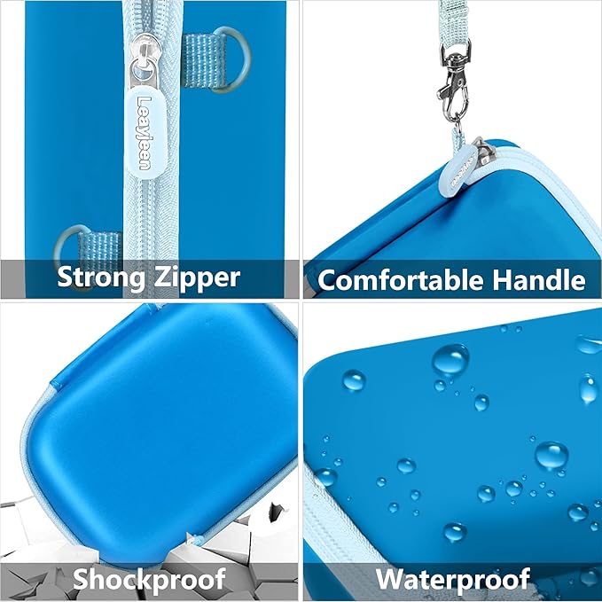 Leayjeen Camera Case Compatible with Kodak PIXPRO WPZ2 Rugged Waterproof Digital Camera,Underwater 1080P Full HD Photography Camera Case-Blue(Case Only)