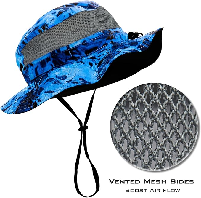 KastKing Sol Armis UPF 50 Boonie Hat - Sun Protection Hat, Fishing Hat, Beach & Hiking Hat, Paddling