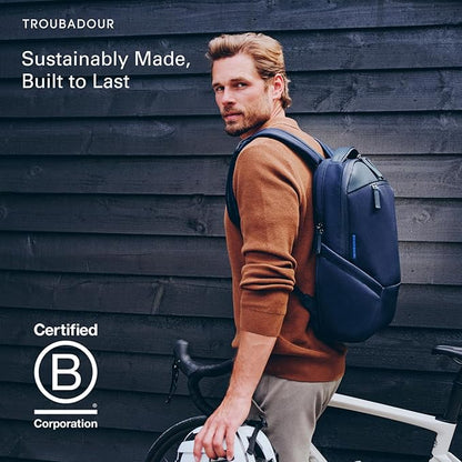 Troubadour Apex 4.0-22L Premium Laptop Backpack - Ergonomic & Water Resistant - Designed for Work and Travel - Bronze Red