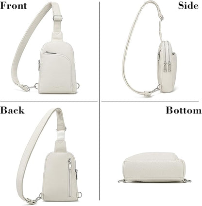 INICAT RFID Blocking Sling Bag,Anti Theft Crossbody Bags for Women,Travel Gifts Cross Body Purses Vegan Leather