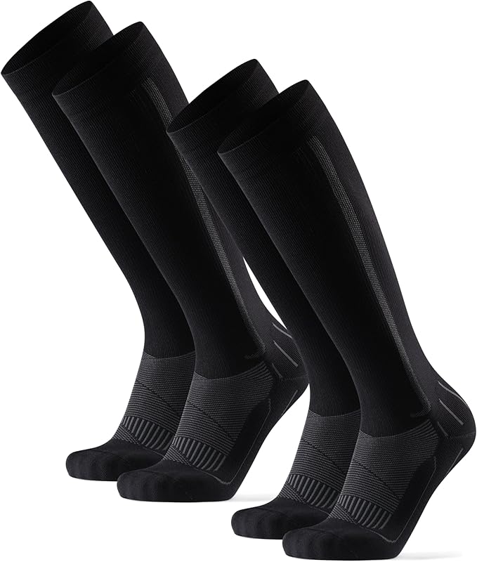 DANISH ENDURANCE 21-26 mmHg Compression Socks | Graduated Support & Faster Recovery | Running & Travel | Unisex 1 Pack