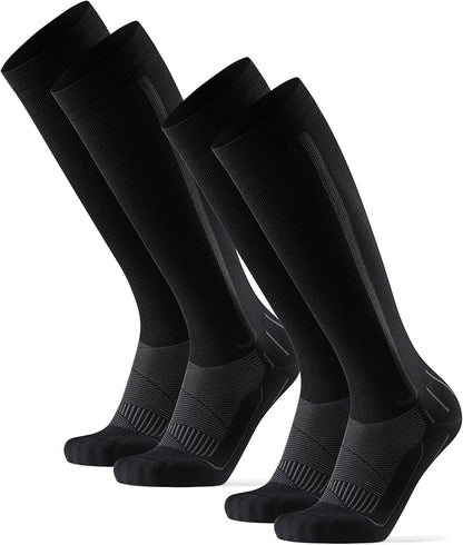 DANISH ENDURANCE 21-26 mmHg Compression Socks | Graduated Support & Faster Recovery | Running & Travel | Unisex 1 Pack