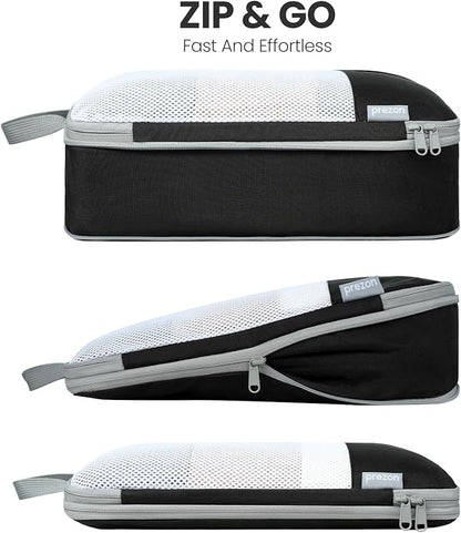8 Set/6 Set/4 Set Compression Packing Cubes for Travel, Lightweight Vacation Travel Essentials, Travel Accessories for Suitcase Organizer Bags Set, Durable Luggage Organizer