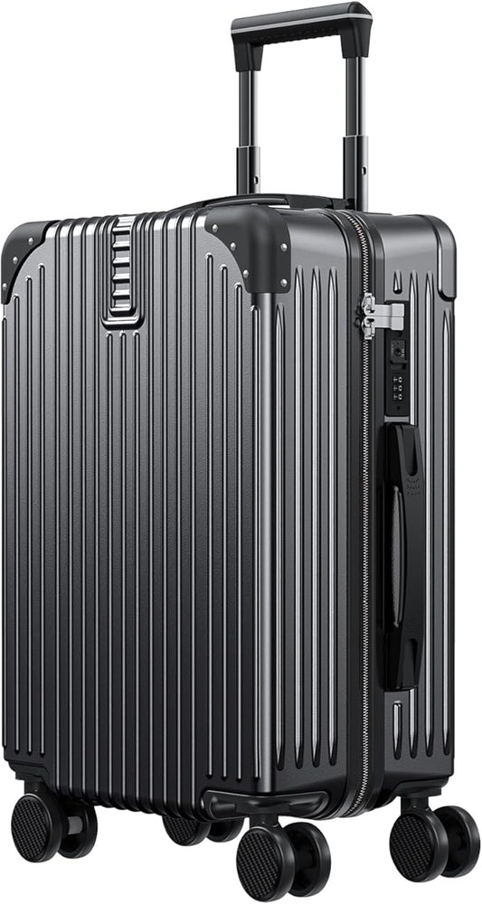 20 Inch carry on luggage airline approved Lightweight carry on luggage 22x14x9 airline approved with TSA lock 8 Double Spinner Wheels Hard Shell Luggage Suitcase with TSA Lock suitcases with wheels