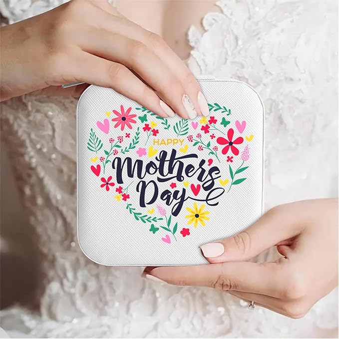 MAYCARI Mother's Day Gift - Best Mom Jewelry Case Organizer for Travel Essentials