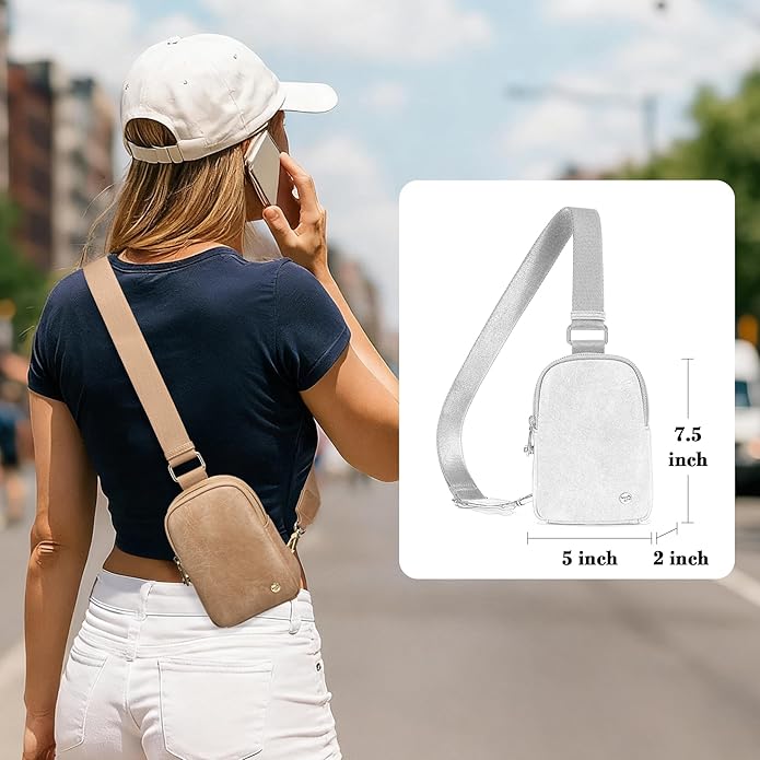 INICAT Small Anti Theft Crossbody Bags for Women, Vegan Leather Sling Cross Body Purse Travel Essentials Teen Girl Gifts