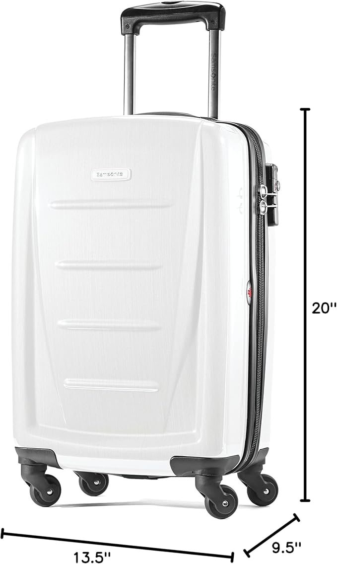 Samsonite Winfield 2 Hardside Luggage with Spinner Wheels, Carry-On 20-Inch, Brushed White