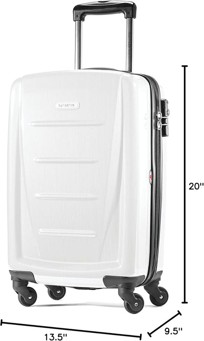 Samsonite Winfield 2 Hardside Luggage with Spinner Wheels, Carry-On 20-Inch, Brushed White