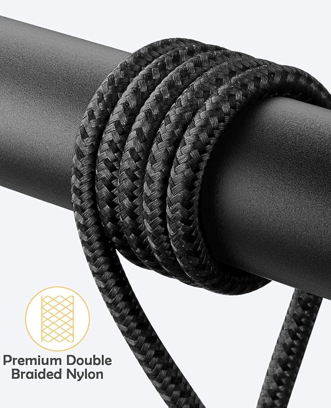 USB C to Lightning Cable for iPhone 2Pack 6FT Right Angle 90 Degree Charging Cable Long Nylon Braided USB C iPhone Charger Compatible with iPhone 14/13/Pro/ 12/Max/11/XS/XR/8/Plus