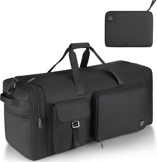 120L Travel Duffle Bag for Men and Women, Urtala 34” Large Duffle Bag for Traveling with Shoes Compartment, Foldable Travel Duffel Bags, Waterproof and Tear Resistant