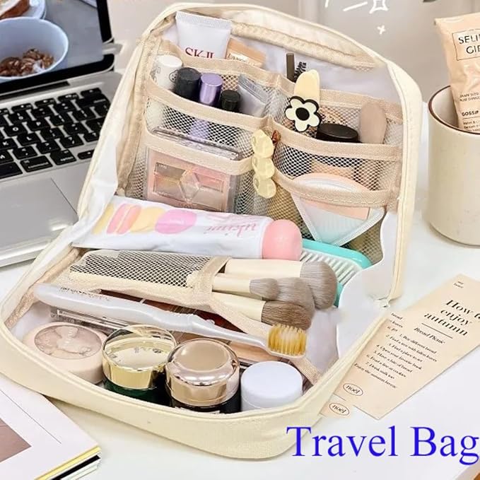Pencil Case Pouch Box Cute Kawaii Large Capacity Aesthetic Zipper Pen Holder Organizer Bag for Office Workspace Supplies Desk Accessories Travel (Green)