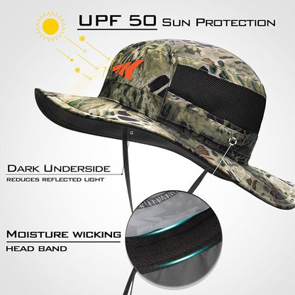 KastKing Sol Armis UPF 50 Boonie Hat - Sun Protection Hat, Fishing Hat, Beach & Hiking Hat, Paddling