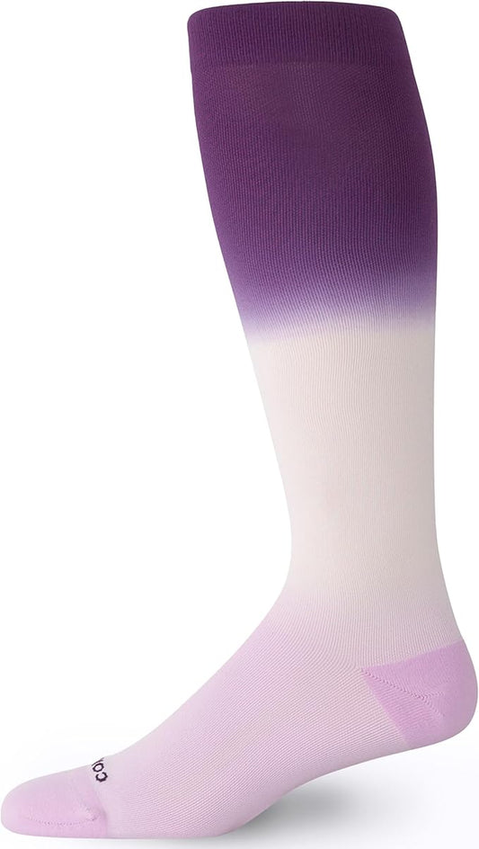 Comrad Nylon Knee High Socks - 15-20mmHg Graduated Compression Socks - Soft & Breathable Support Unisex Socks