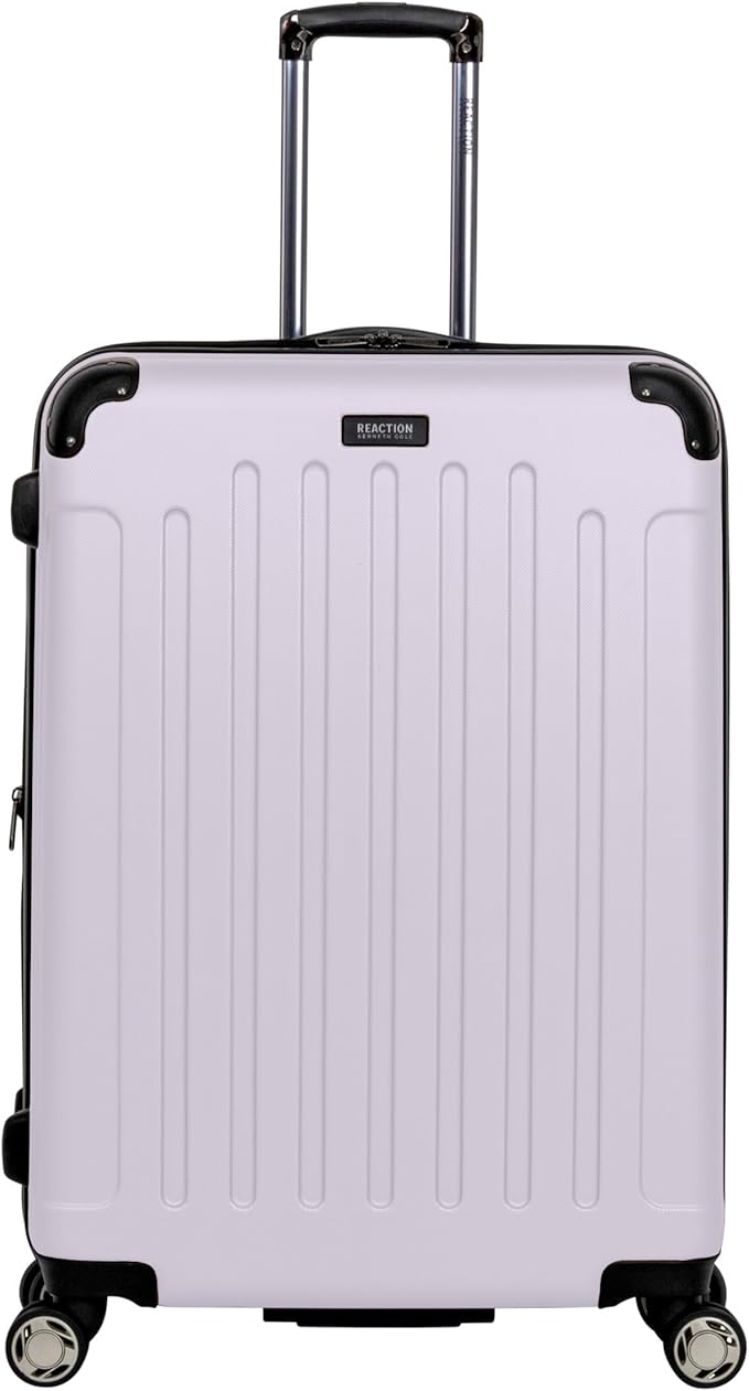 Kenneth Cole REACTION Renegade Luggage Expandable 8-Wheel Spinner Lightweight Hardside Suitcase, Orchid Ice, 28-Inch Checked