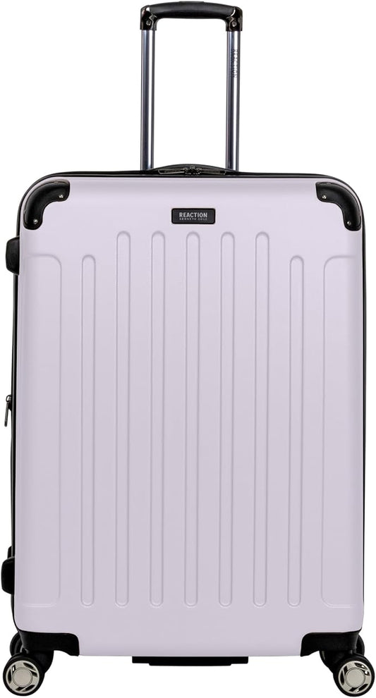 Kenneth Cole REACTION Renegade Luggage Expandable 8-Wheel Spinner Lightweight Hardside Suitcase, Orchid Ice, 28-Inch Checked
