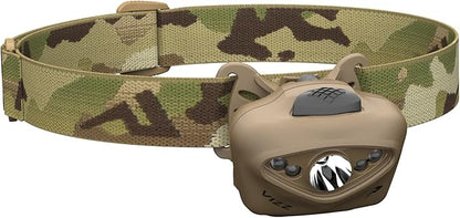 Princeton Tec Vizz Tactical MPLS LED Headlamp, Red/Green/Blue/Ir/White Bulb, 550 VIZZ-MPLS-MC