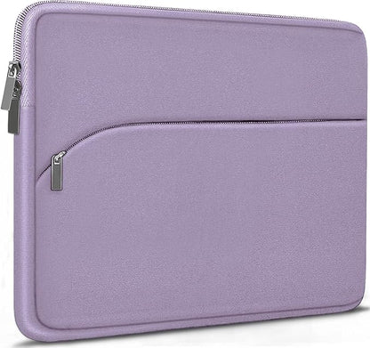 Laptop Sleeve Case 15.6 inch, Durable Portable Monitor Protective Cover with Front Pocket, Traveling Laptop Case Compatible for HP, Dell, Asus, Lenovo, Lavender