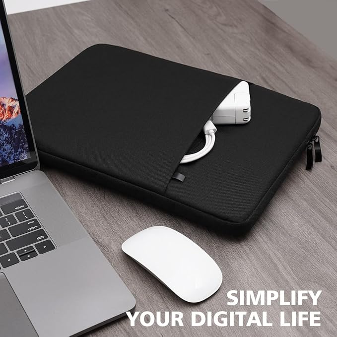 NIDOO 13-14 inch Laptop Sleeve Case Protective Computer Cover for 14" MacBook Pro M4/M3/M2/M1/ 14.4" Surface Laptop Studio / 14" Lenovo IdeaPad Flex 5 / ThinkPad X1 Carbon / P14s T14 E14 HP