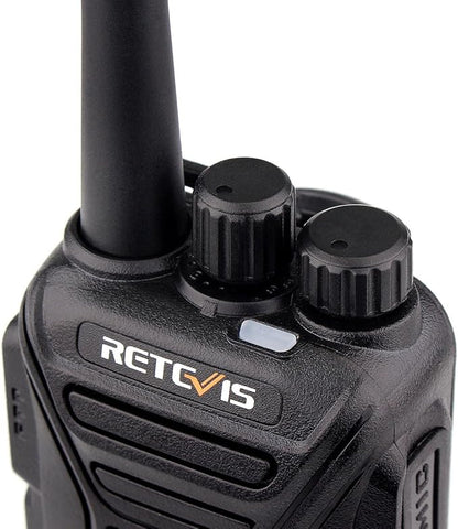 Retevis RT27 Walkie Talkies for Adults Long Range,2 Way Radio Rechargeable,VOX HandsFree,Heavy Duty,Portable FRS Two-way Radios for Commercial Retail Restaurant School(5 Pack)