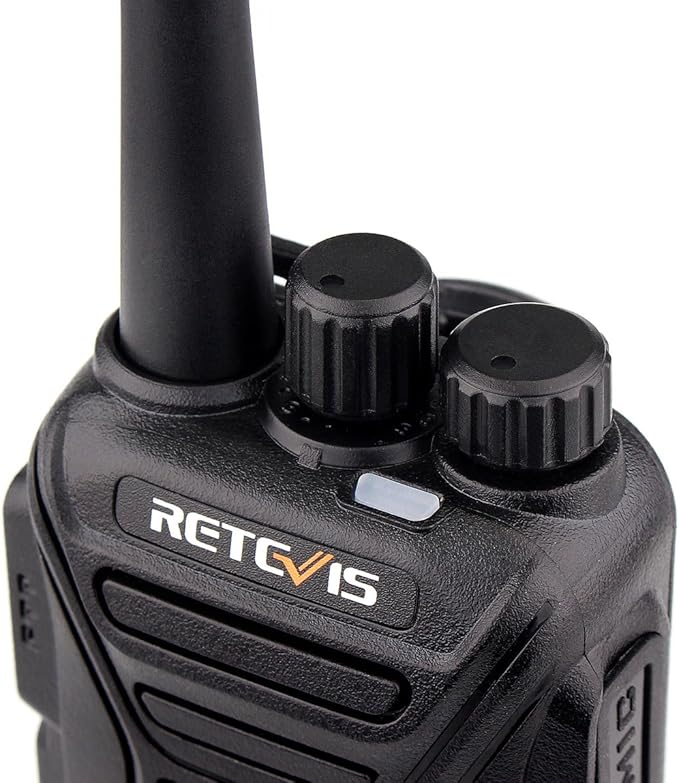 Retevis RT27 Walkie Talkies,Two Way Radio with Shoulder Speaker Mic,2 Way Radios Long Range,USB Charging Base,Local Alarm,Walkie Talkie for Adults Construction Site School Security(5 Pack)
