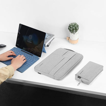 Omnpak Surface Pro 11 Case,13 inch Laptop Sleeve for Surface Pro 12/11/10/9/8/X/7/6/5/4/3 with Side Handle Strap and Accessory Pocket,Recycled PET Laptop Carrying Bag