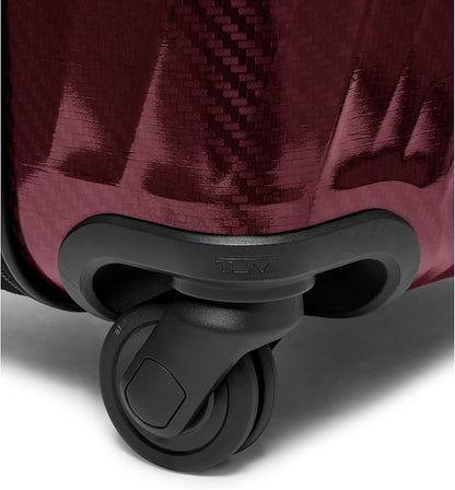 TUMI - 19 Degree Lite 4 Wheel Luggage - Lightweight and Highly Durable, Modern Contour, Hard Shell Men's and Women's Suitcase - 21.75" International Carry-On, Wine